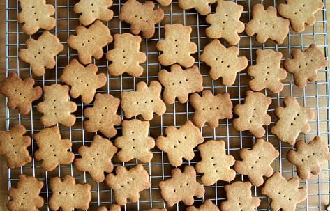 Honey Gram Crackers Recipe, Diy Teddy Grahams, Graham Cracker Recipe, Graham Recipe, Gram Crackers, Cracker Recipe, Homemade Cereal, Graham Cracker Recipes, Kid Meals