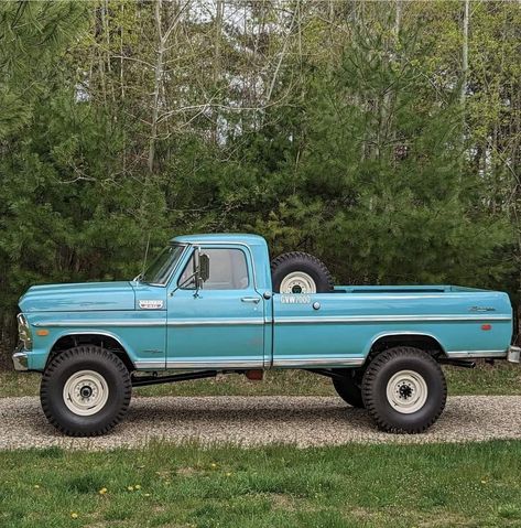 Brick Nose Ford, 1972 Ford F100, F250 Highboy, Ford Highboy, Yellow Truck, Old Ford Truck, 1979 Ford Truck, Bronco Truck, 4x4 Truck