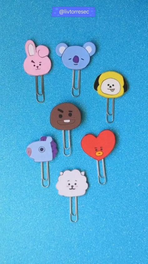 Shooky Bt21 Drawing, Kpop Bookmark Diy, Tata Bt21 Drawing, Bt 21 Drawing, Bts Bookmarks Ideas, Bts Diy Gift Ideas, Bt21 Diy Crafts, Bts Diy Crafts Room, Bt21 Bookmark