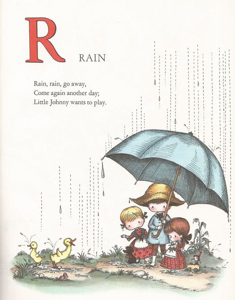 Rain Spring Poetry, Nursery Rhymes Poems, English Poems For Kids, Old Nursery Rhymes, Old Poetry, Nursery Rhymes Lyrics, Joan Walsh Anglund, Simple Poems, Joan Walsh