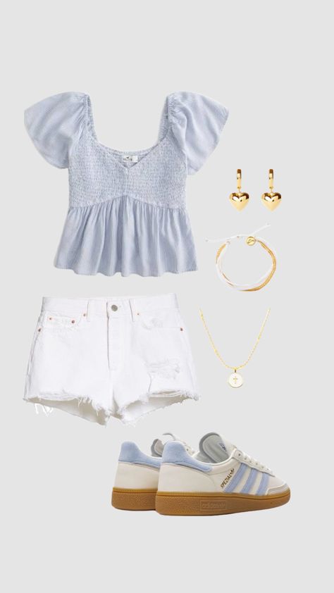 Outfit Inspo Summer Preppy, Cute New York Outfits Summer, Cute Outfits Summer Preppy, School Spring Outfits, Preppy Southern Outfits, First Day School Outfits, Summer College Outfits, School Ootd, Vsco Outfit