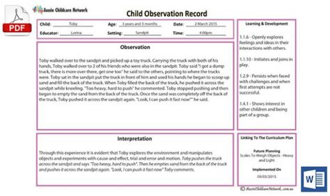 Observations are one of the most reliable ways to document a child's learning and development and gather an understanding of their skills and abilitie... 50th Anniversary Invitations Templates, 4 Square Writing, Observation Examples, Developmental Milestones Toddlers, Dragon Template, Learning Stories Examples, Graph Paper Template, Anecdotal Records, Teaching Strategies Gold