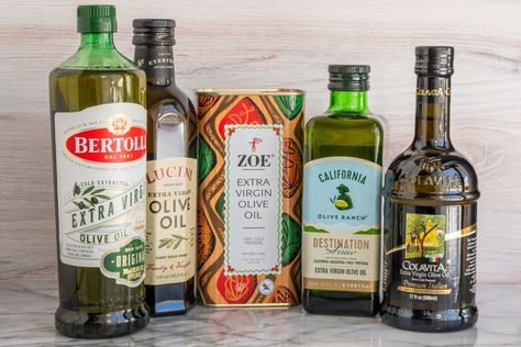 Extra Virgin Olive Oil vs. Regular Olive Oil: Experts Explain the Difference Knish Recipe New York, Olive Oil Gelato, Knish Recipe, Best Olive Oil Brand, Olive Oil Uses, Recipe Tin Eats, Best Olive Oil, Tin Eats, Types Of Olives