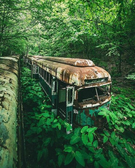 Abandoned Train Station, Desert Places, Abandoned Train, Travel Drawing, The Lost World, Hawaii Luau, Abandoned Mansions, Abandoned Cars, Destination Voyage