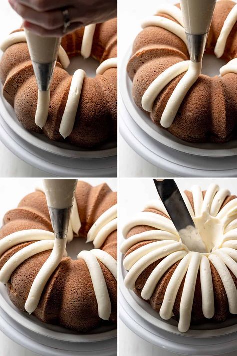 How To Ice Bundt Cake, Iced Bundt Cake, How To Decorate Bundt Cakes, Frosted Bundt Cake, How To Ice A Bundt Cake, How To Frost A Bundt Cake, Bundt Cake Frosting Recipe, Bundt Cake Decorating Ideas, Bundt Cake Decorations