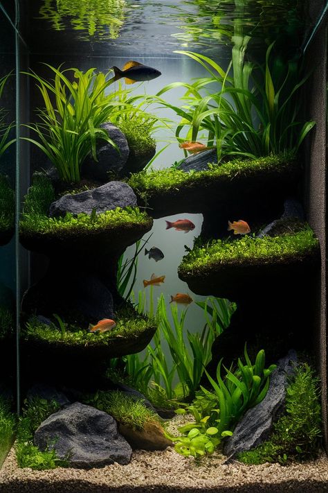 Explore our collection of shrimp tank ideas, including a minimalist 5-gallon setup that's perfect for nano shrimp and cherry varieties. Ideal for small spaces!
https://acuariopets.com/shrimp-tank-setup-ideas/ Aquarium Moss Wall, Betta Aquascape Planted Aquarium, 10 Gallon Fish Tank Aquascape, Aquarium Tank Design, Zen Fish Tank Ideas, Live Plants In Fish Tank, River Rock Aquascape, Mini Fish Tank Ideas, 10 Gallon Aquarium Ideas