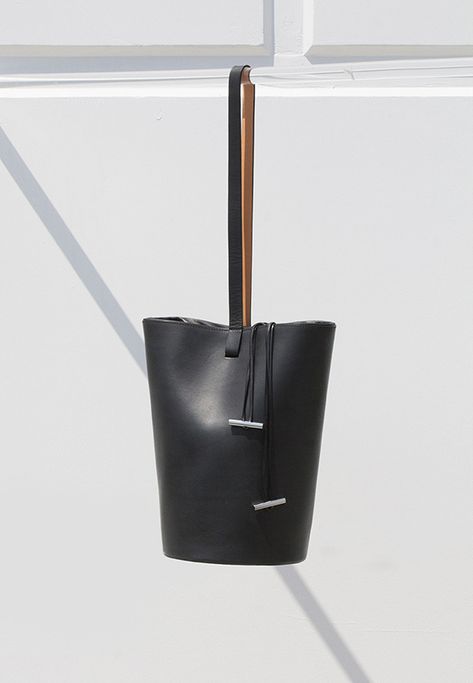 Building Block Bag, Back To Square One, Leather Basket, Black Basket, Unique Purses, Basket Bag, Leather Bucket Bag, Building Block, Leather Design