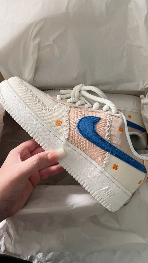 Fye Shoes, Custom Shoes Diy, Nike Air Force 1s, Air Force 1s, Nike Branding, Air Shoes, Nike Fashion Shoes, Cute Nike Shoes, Cute Nikes