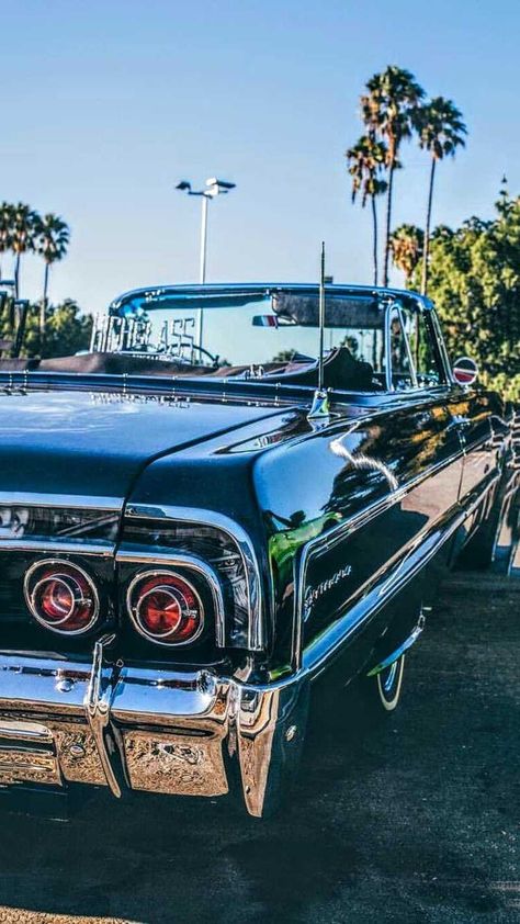 Lowrider Wallpaper Iphone, Lowrider Wallpaper, 64 Impala Lowrider, Old American Cars, 64 Impala, Lowrider Trucks, School Car, Lowrider Cars, Old School Cars