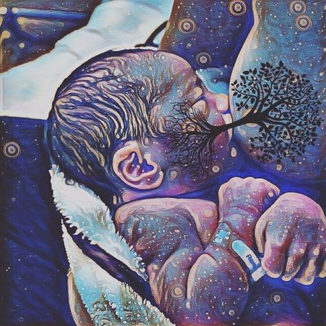 What You Need to Know About Those Viral "Tree of Life" Breastfeeding Photos Pics Art App, 가족 일러스트, Breastfeeding Art, Birth Art, Pregnancy Art, Mommy Tips, Foto Baby, Wow Art, Afro Art