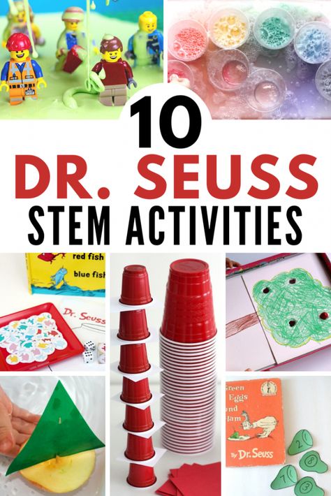 Seuss Stem Activities, Dr Seuss Stem Activities, Dr Seuss Stem, Stem Challenges For Kids, Challenges For Kids, Dr Seuss Preschool, Stem Activities For Kids, Stem Activities Preschool, Elementary Stem Activities