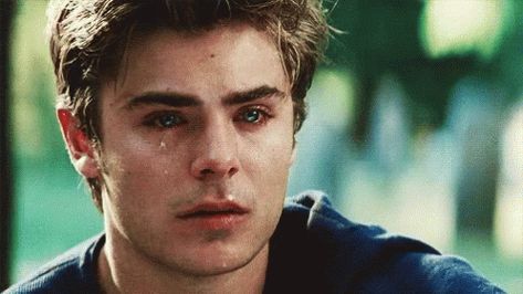 Zac Efron Cry GIF - Zac Efron Cry Tears - Discover & Share GIFs Zac Efron Gif, Charlie St Cloud, Zac Efron Movies, Zach Efron, Crying Gif, Jughead Jones, St Cloud, Liam Hemsworth, Zac Efron