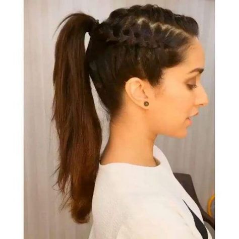 Best Hairstyles For Oval Face, Easy Braided Ponytail, Hairstyles For Oval Face Shape, Hairstyles For Oval Face, Hairstyle For Summer, Diamond Face Hairstyle, Face Female, Ponytail Hairstyle, Oval Face Haircuts