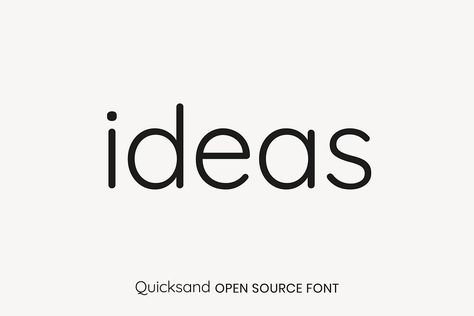 Quicksand Open Source Font by Andrew Paglinawan | free image by rawpixel.com Quicksand Font, Open Source Fonts, Open Fonts, Free Fonts Download, Add Ons, Open Source, Free Image, Design Resources, Free Images