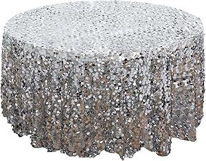 Winter Shower, Sequin Tablecloth, Banquet Party, Silver Fabric, Banquet Tables, Wedding Banquet, Glitz And Glam, Party Shop, Round Tablecloth