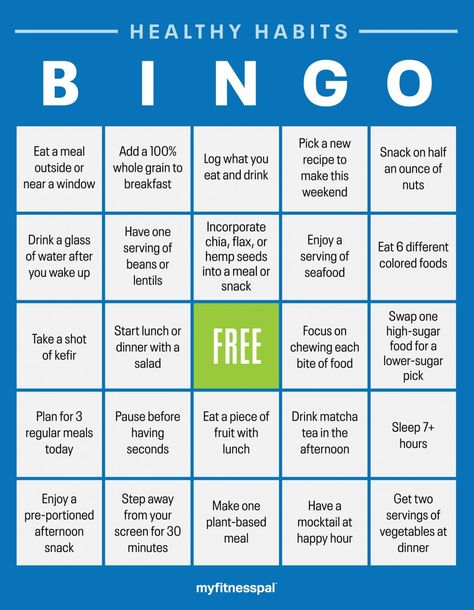 Healthy Habits Bingo Challenge | Weight Loss | MyFitnessPal Bingo Ideas, Healthy Habits Challenge, Bingo Challenge, Wellness Challenge, Fitness Pal, My Fitness Pal, Basic Facts, Makeup Quotes, Health Challenge