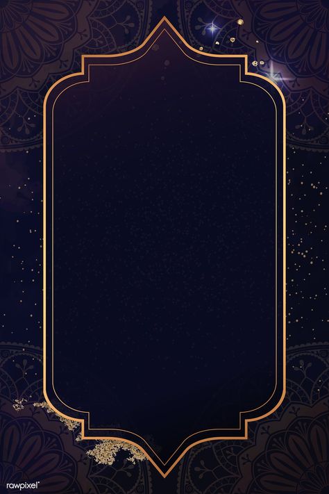 Gold frame on Diwali pattern background vector, 4k iphone and mobile phone wallpaper | premium image by rawpixel.com / Aum Diwali Pattern, Indian Frame, Diwali Lantern, Diwali Background, Handy Wallpaper, Ramadan Background, India Design, Festival Background, Black Background Wallpaper