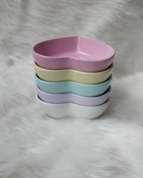 These Pastel Tiny heart trinket Dishes are the perfect addition to any dressing table! The pastel colours are giving us all the summer vibes! These dishes have many uses, can be used for ring/jewellery dishes This little dish makes the perfect gift for a best friend or loved one or yourself! With its simple design, it will fit anywhere in your home. Place it on your bedside table or bathroom for your jewelry, or in your entryway for loose change. Note--All products are handmade so slight ... Gift For A Best Friend, Loose Change, Wet Wipes, A Best Friend, Tiny Heart, Pastel Colours, Jewelry Dish, Air Bubbles, Trinket Dishes