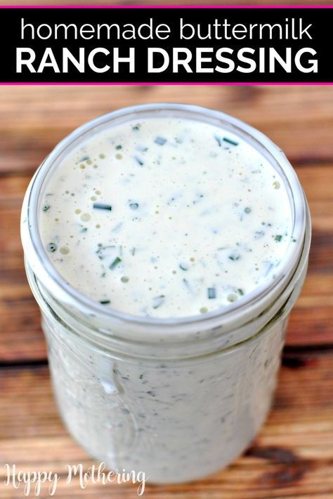 Ranch Dressing Buttermilk, Restaurant Ranch Dressing Recipe, Restaurant Ranch Dressing, Homemade Buttermilk Ranch Dressing, Homemade Buttermilk Ranch, Craving Recipes, Recipes With Cool Whip, Ranch Dressing Recipe Homemade, Homemade Ranch Seasoning