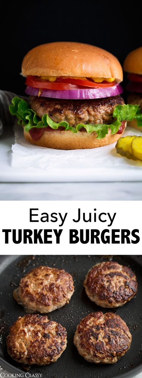 Turkey Burger Recipes Healthy, Ground Turkey Burgers, Best Turkey Burgers, Turkey Patties, Time Meaning, Turkey Burger Recipes, Turkey Dishes, Summer Recipe, Turkey Burger