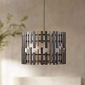 Uttermost Myers 4-Light Pendant Light Modern Lake House Decor, Wooden Chandeliers, Wide Pendant Light, Unique Pendant Lights, Pendant Light Styles, Infinity Pendant, Wood Chandelier, Multi Light Pendant, Pendant Lights & Chandeliers