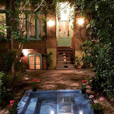 #childhood #childhoodmemories #myhouse #mychildhood #old #Baharestan #Tehran #Iran عکس از @alirranjbaran Iranian Traditional House, Traditional Persian House, Traditional Iranian Architecture, Iranian Home Decor, Iran House, Iranian Home, Iranian House, Persian House, Traditional Courtyard