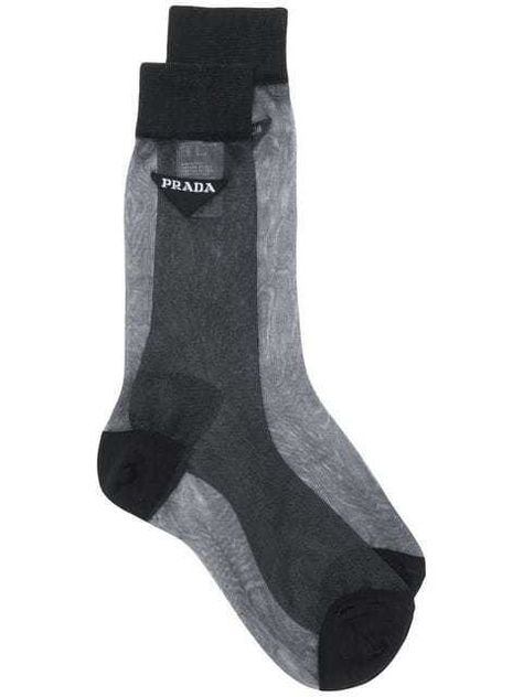 PRADA SOCKS | ShopLook Prada Socks, A Girl Like Me, Sheer Socks, Womens Fashion Casual Winter, Prada Logo, Devil Wears Prada, Party Inspo, Stylish Work Outfits, Fashion Board