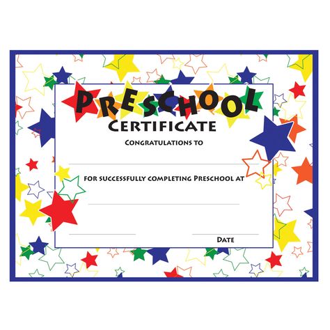 11+ Preschool Certificate Templates - PDF | Free & Premium Templates Preschool Graduation Certificate, Preschool Certificate, Kindergarten Graduation Certificate, Kindergarten Certificates, Preschool Certificates, Free Printable Certificate Templates, Kindergarten Diploma, Preschool Diploma, Blank Certificate Template