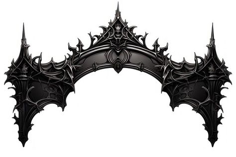 Goth Frame, Rentry Borders, Gothic Border, Frame Sketch, Gothic Png, Frame Architecture, Gothic Frame, Barbed Wire Tattoos, Gothic Arch