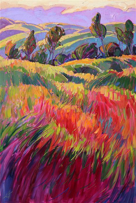 Erin Hanson, Modern Impressionism, Impressionist Art, Pastel Art, 그림 그리기, Painting Inspiration, Landscape Art, Fine Art America, Painting & Drawing