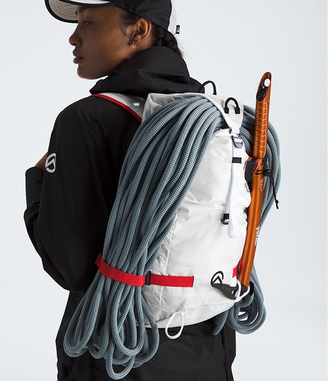 Light and clean, the Summit Series Verto 18 Backpack is a minimalist pack built for high-alpine missions and will carry what you need, from ice tools to rope. Minimalist Packing, Summit Series, North Face, The North Face, Carry On, Backpacks, Tools