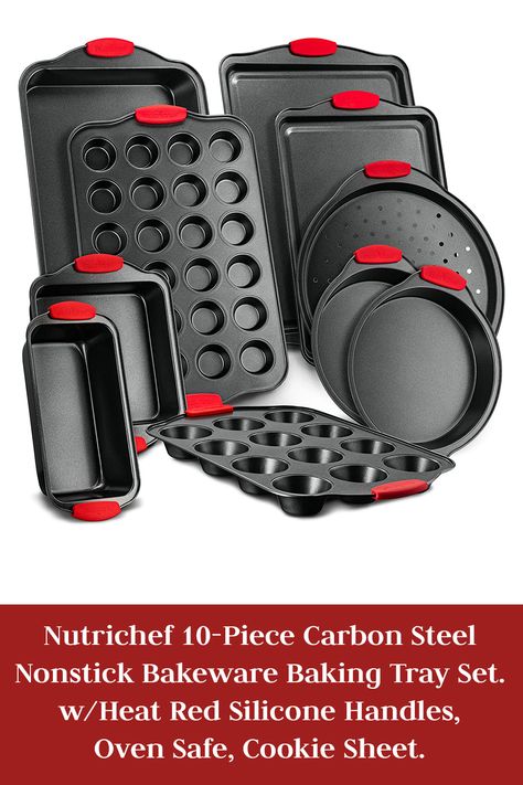 Oven Pans, Baking Pan, Pizza Pan, Baking Pans Types Of, Baking Essentials Tools, Walmart Kitchen Pan Set, All Clad Pan Set, Kitchen Essentials List, Baking Pans Set