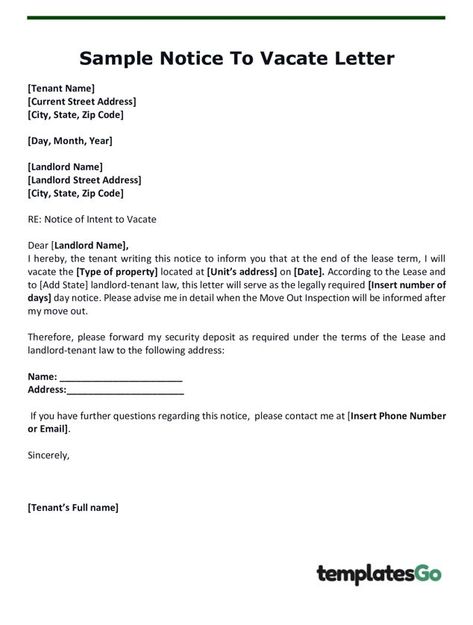 Use our template to create your Free Notice To Vacate Letter to notify your landlord when your lease will expire soon. Click our link to learn further helpful information you may need to know! Save your time now and follow us for more beautiful templates of legal docs! Move Out Notice, Business Memo, Beautiful Templates, Landlord Tenant, Free Lettering, Document Templates, The Tenant, Make A Change, Do It Right