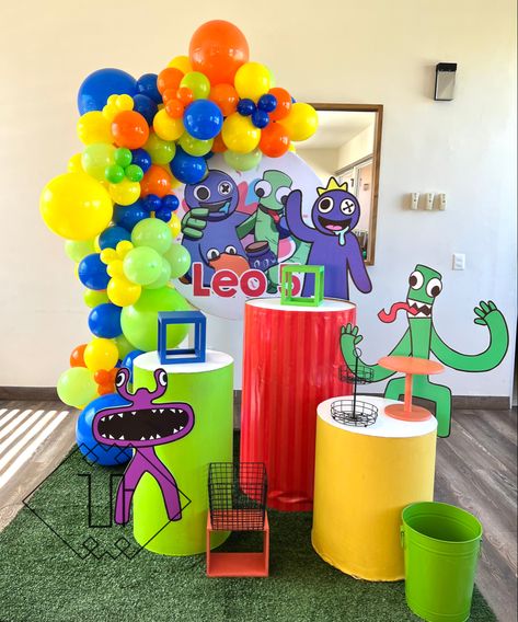 Rainbow Friends Birthday Theme, Rainbow Friends Birthday Decoration, Rainbow Friends Theme Party, Rainbow Friends Pinata, Rainbow Friend Birthday Party, Rainbow Friends Birthday Party Theme, Rainbow Friends Party Decor, Rainbow Friends Birthday Party Decorations, Rainbow Friends Crafts