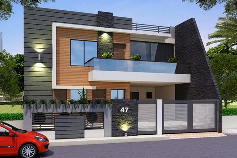 Buy 40x60 House Plan | 40 by 60 Elevation Design | Plot Area Naksha Duplex Home Front Design Indian, Elivesan Home Design, House Elivesan, 20 Feet Front Elevation Modern, G+1 House Elevation Indian, Home Front Design, Indian House Exterior Design, Home Designs Exterior, Modern House Floor Plans