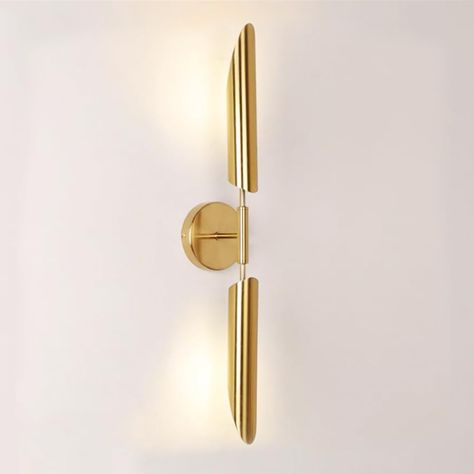 PRICES MAY VARY. [Geometric Hardwired Wall Light]: Modern Nordic headboard sconce lantern, Gold finish wall sconce lighting, simple tube iron wall lamp degsign, elegant interior wall decoration, which can complement the space decoration and add more personality to your home decoration. [Material and Size]: Minimalist geometric hardwired sconces lighting indoor, soft and warm light effect, and the metal lamp holder is stable and durable. Length: 12cm/4.7in; Height: 46cm/18.1in(1-light), 86cm/33.8 Wall Bedside Lights, Nordic Headboard, Bedroom Sconces Bedside, Sconces Hallway, Bedroom Headboard Wall, Bedroom Sconces, Kitchen Sconces, Geometric Headboard, Gallery Wall Bedroom