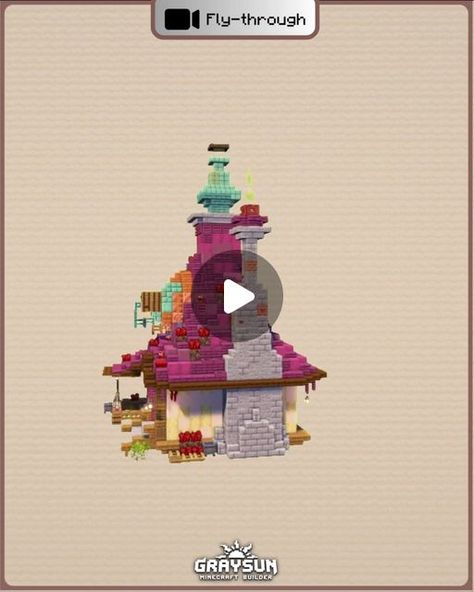 Potion Shop Minecraft, Minecraft Potion House, Minecraft Potion Room Ideas, Minecraft Potion Shop, Potion Shop, Play Bakery, Witch Potion, The Bakery, Minecraft Pe