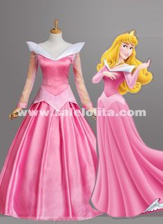 #USA Sleeping Beauty Birthday Party Walmart, Princess Aurora Dress, Sleeping Beauty Dress, Aurora Costume, Sleeping Beauty Costume, Bell Dress, Fashion Show Party, Prom Dress Pink, Disney Princess Costumes