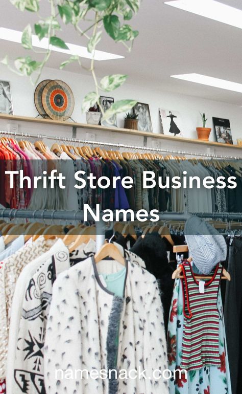 Thriftshop Name Ideas, Thrift Store Instagram Bio Ideas, Second Hand Name Ideas, Thrift Username Ideas, Thrift Shop Design Ideas, Second Hand Store Ideas Decorating, Thrift Business Name Ideas, Thrift Boutique Ideas, Online Thrift Store Aesthetic