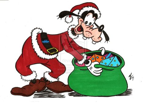 Christmas Goofy | Goofy Christmas by zombiegoon on DeviantArt Goofy Christmas, Goofy Drawing Disney, A Goofy Movie Characters, Goofy From Mickey Mouse Drawings, Goofy Disney Shirt, Disney Characters Goofy, Disney Merry Christmas, Goofy Disney, Sundance Kid