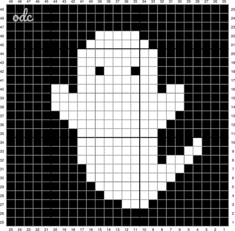 Halloween Ghost C2C Crochet Panel • Oombawka Design Crochet Tapestry Crochet Patterns For Beginners, Crotchet Blanket Patterns, Crochet Halloween Hat, Halloween Knitting, Crochet Graphgan, Crochet Ghost, Crochet Panel, Corner To Corner Crochet, Graph Crochet