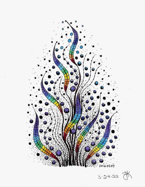 Zendoodle Art Zen Tangles, Zen Doodle Patterns Tangle Art, Random Patterns Drawing, Patterns Zentangle, Patterns Drawing, Tanaman Air, Neurographic Art, Random Patterns, Zen Doodle Patterns