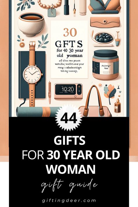 Celebrate the fabulous thirties with our curated guide of 44 Best Gifts For Women in Their 30s. Tailored for the dynamic, modern woman, our selection ranges from chic home decor and wellness essentials to career-boosting gadgets and luxury fashion items. Whether she's a trendsetter, a career woman, a creative soul, or all of the above, these gifts are designed to delight and inspire. 🌟 Make her thirties unforgettable with thoughtful, stylish, and empowering gifts! Gifts For Late 20s, Gifts For Ladies Woman, Birthday Gift 30 Woman, Best 30th Birthday Gifts For Her, Birthday Gifts For Adults Women, Best Gifts For Women In 30s, Birthday Gifts For 30 Year Old Women, Gift For 30 Year Old Woman, Gift Ideas For 30 Year Old Woman