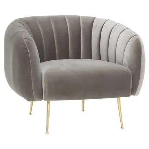 Tufted Accent Chair, Contemporary Accent Chair, Velvet Living Room, Swivel Chair Living Room, Linen Armchair, Bed Swing, Chair Upholstery, Barrel Chair, Grey Chair