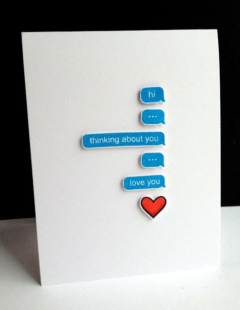 Kraf Kertas, Creative Birthday Cards, Birthday Gifts For Boyfriend Diy, Thinking About You, Seni Dan Kraf, Cards For Boyfriend, Boyfriend Diy, Diy Gifts For Boyfriend