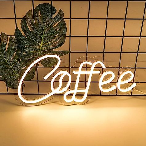 Amazon.com : KANAYA Coffee Neon Sign, Coffee LED Neon Light Signs for Coffee Bar Wall Decor Warm White, USB and Battery Powered Neon Signs, for Kitchen Home Cafe Office Club Hotel Restaurant, 15×6.8 Inch : Tools & Home Improvement Neon Coffee Sign, Neon Coffee, Coffee Neon Sign, Coffee Neon, Coffee Bar Sign, Coffee Bars, Coffee Sign, Home Coffee Bar, Coffee Bar Signs