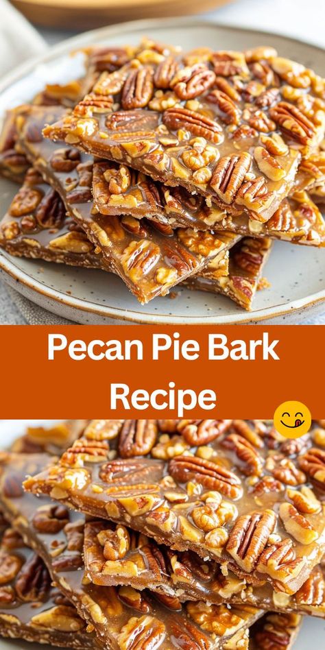 Discover the ultimate holiday indulgence with our mouthwatering Pecan Pie Bark! Made with just a handful of ingredients including graham crackers, butter, and pecans, this easy recipe delivers all the delicious flavors of traditional pecan pie in a convenient, shareable form. Perfect for festive gatherings, gifting, or simply treating yourself, this Pecan Pie Bark is guaranteed to be a hit! Try it now and add a touch of sweetness to your celebrations. Pecan Pie Bars With Graham Crackers, Pecan Pie Graham Cracker Bars, Pecan Pie Bark Recipe Graham Crackers, Graham Cracker Pecan Pralines, Graham Crackers With Butter And Pecans, Peanut Recipes Desserts, Pecan Pie Bark With Saltines, Pecan Pie Brittle, Pecan Pie Bars With Pie Crust