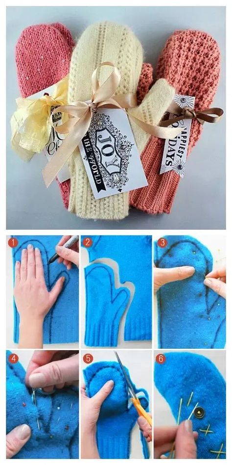 Mittens are a great way to reuse old clothes and reduce waste through these 20 awesome projects on recycling clothes. Get creative with transforming old sweaters and shirts into cozy mittens for the winter season. Check out this article for more awesome ideas! Upcycled Sweater Mittens, Recycled Sweater Mittens, Diy Sweater Mittens, Sweater Upcycle Diy, Sewing Mittens, Mittens From Sweaters, Upcycled Mittens, Easy Mittens, Hockey Bags