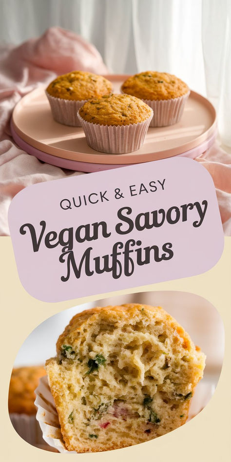 A batch of freshly baked vegan savory muffins with tofu, displayed on a wooden board, perfect for a quick breakfast or on-the-go snack. Vegan Savory Muffins, Savoury Vegan Breakfast, Tofu Muffins, Tofu Breakfast Recipes, Vegan Muffins Healthy, Vegan Savoury Muffins, Vegan Breakfast On The Go, Vegan Muffin Recipes, Savory Breakfast Muffins