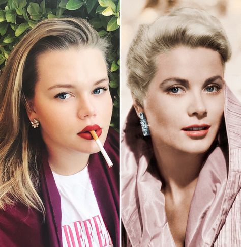 Grace Kelly Granddaughter, Jazmin Grace Grimaldi, Grace Kelly Dresses, Twins Instagram, Princess Stephanie Of Monaco, Camille Gottlieb, Grace Kelly Wedding, Stephanie Of Monaco, Grace Kelly Style